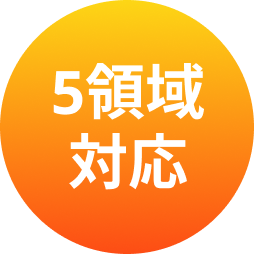 5領域対応